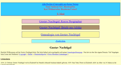 Desktop Screenshot of gustav-nachtigal.de
